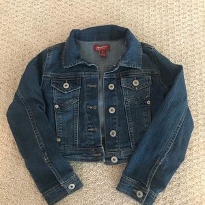 Denim short jacket